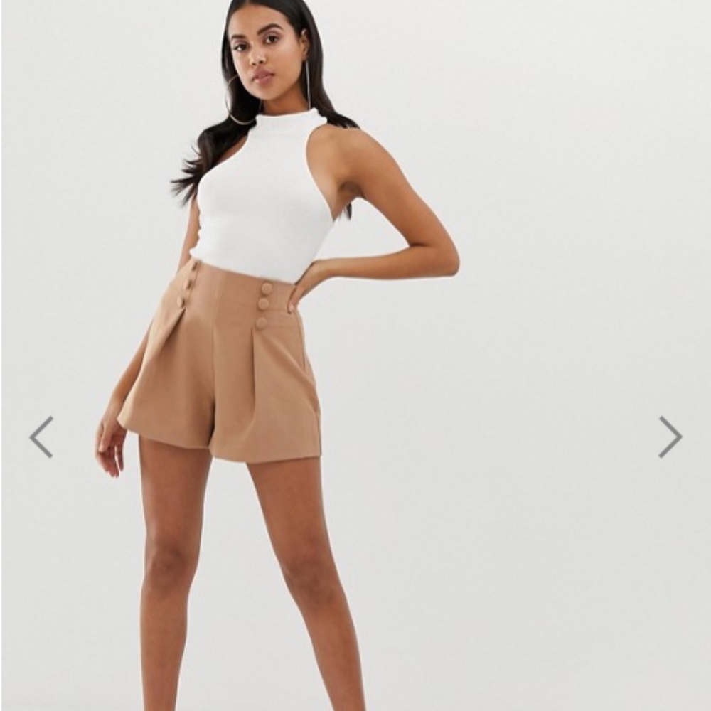 4th + Reckless shorts with side button detail